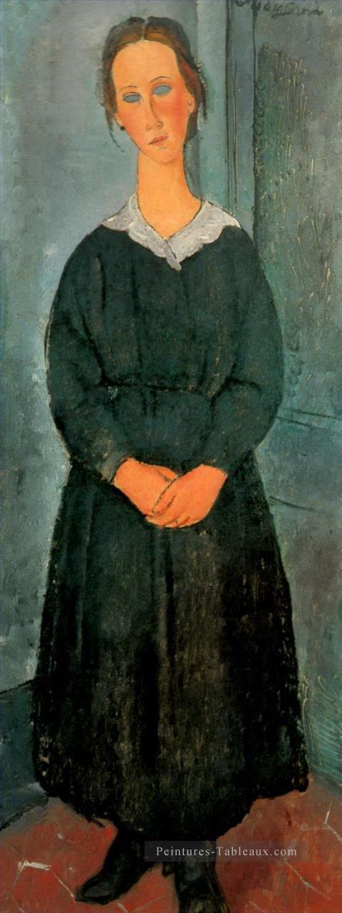 servante Amedeo Modigliani Peintures à l'huile